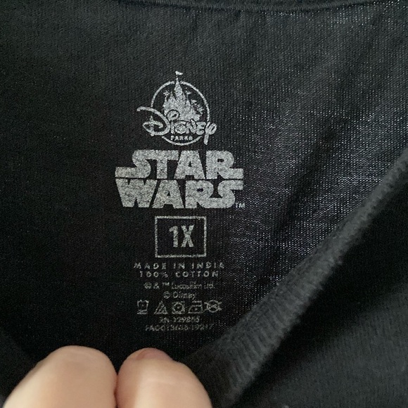 Star Wars Adult Black T-Shirt - Picture 3 of 3